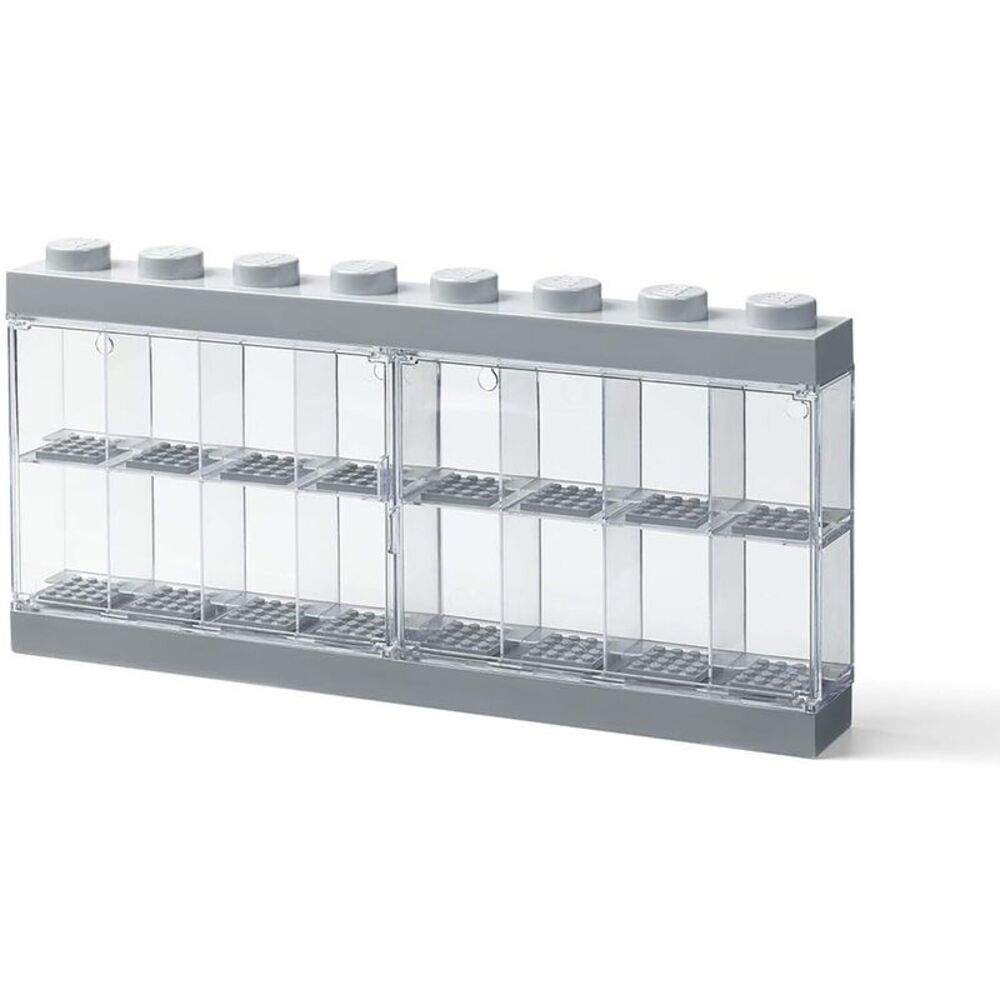 LEGO Minifigure Stackable Display Case 16, Grey COLLECTIBLES